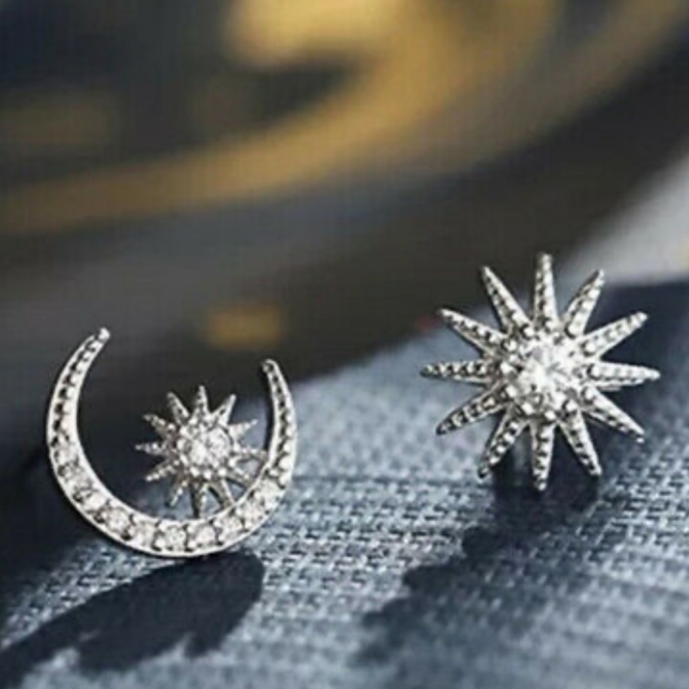 New Sterling silver stud earrings